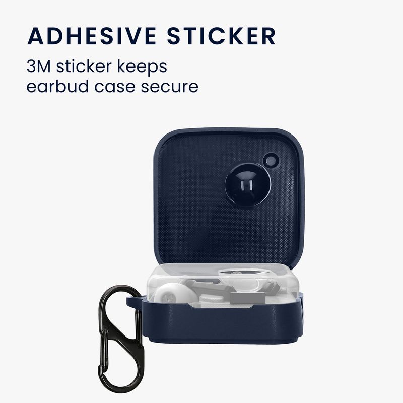 Laptop, Telefoane si Tablete - Wearables si gadgeturi - Wearables - Accesorii wearables - Husa casti Kwmobile pentru Nothing CMF by Nothing Nothing Ear 2024, protectie la zgarieturi, Silicon, albastru - Infinity.ro
