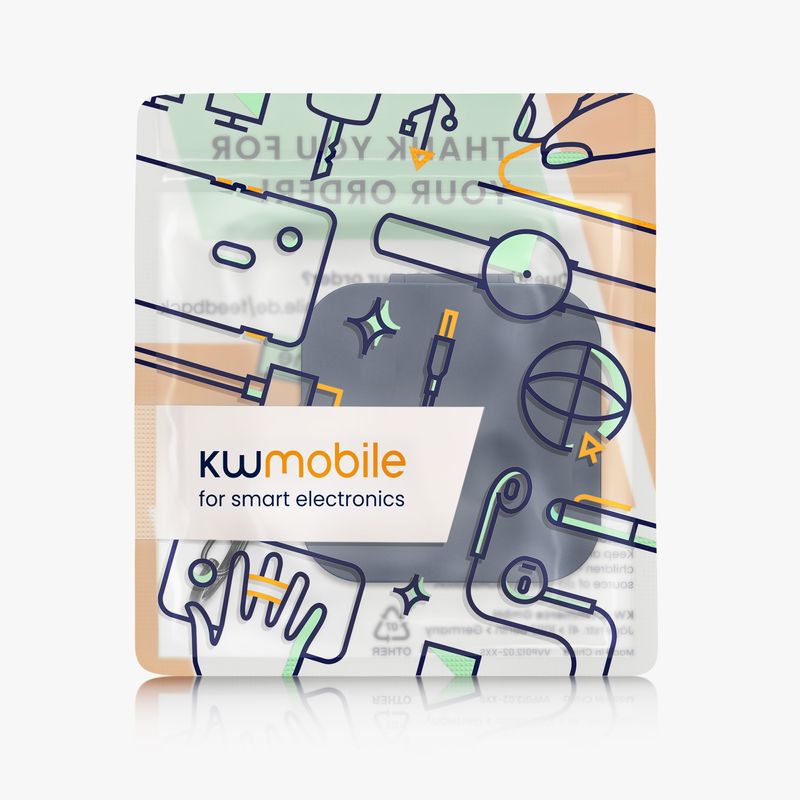 Laptop, Telefoane si Tablete - Wearables si gadgeturi - Wearables - Accesorii wearables - Husa casti Kwmobile pentru Nothing CMF by Nothing Nothing Ear 2024, protectie la zgarieturi, Silicon, albastru - Infinity.ro