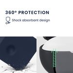 Laptop, Telefoane si Tablete - Wearables si gadgeturi - Wearables - Accesorii wearables - Husa casti Kwmobile pentru Nothing CMF by Nothing Nothing Ear 2024, protectie la zgarieturi, Silicon, albastru - Infinity.ro