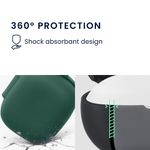 Laptop, Telefoane si Tablete - Wearables si gadgeturi - Wearables - Accesorii wearables - Husa casti Kwmobile pentru Anker Soundcore C30i, protectie la zgarieturi, Silicon, verde - Infinity.ro