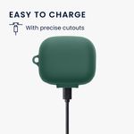 Laptop, Telefoane si Tablete - Wearables si gadgeturi - Wearables - Accesorii wearables - Husa casti Kwmobile pentru Anker Soundcore C30i, protectie la zgarieturi, Silicon, verde - Infinity.ro