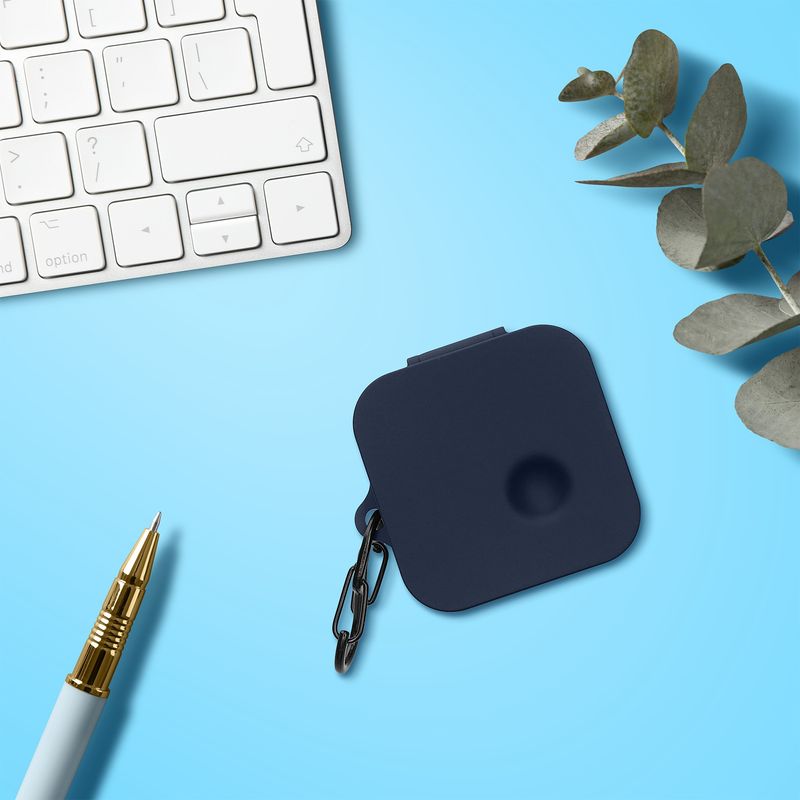 Laptop, Telefoane si Tablete - Wearables si gadgeturi - Wearables - Accesorii wearables - Husa casti Kwmobile pentru Nothing CMF by Nothing Nothing Ear 2024, protectie la zgarieturi, Silicon, albastru - Infinity.ro