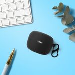 Laptop, Telefoane si Tablete - Wearables si gadgeturi - Wearables - Accesorii wearables - Husa casti Kwmobile pentru JBL Tune Buds, protectie la zgarieturi, Silicon, negru - Infinity.ro