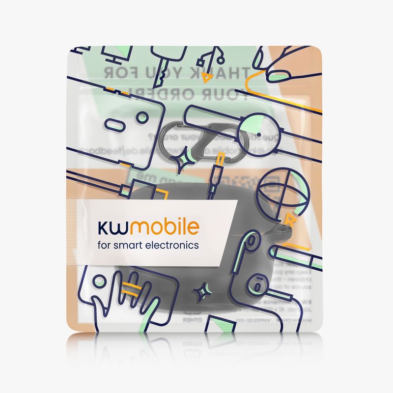 Laptop, Telefoane si Tablete - Wearables si gadgeturi - Wearables - Accesorii wearables - Husa casti Kwmobile pentru JBL Tune Buds, protectie la zgarieturi, Silicon, negru - Infinity.ro