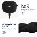 Laptop, Telefoane si Tablete - Wearables si gadgeturi - Wearables - Accesorii wearables - Husa casti Kwmobile pentru JBL Tune Buds, protectie la zgarieturi, Silicon, negru - Infinity.ro