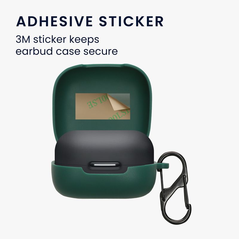 Laptop, Telefoane si Tablete - Wearables si gadgeturi - Wearables - Accesorii wearables - Husa casti Kwmobile pentru Anker Soundcore C30i, protectie la zgarieturi, Silicon, verde - Infinity.ro