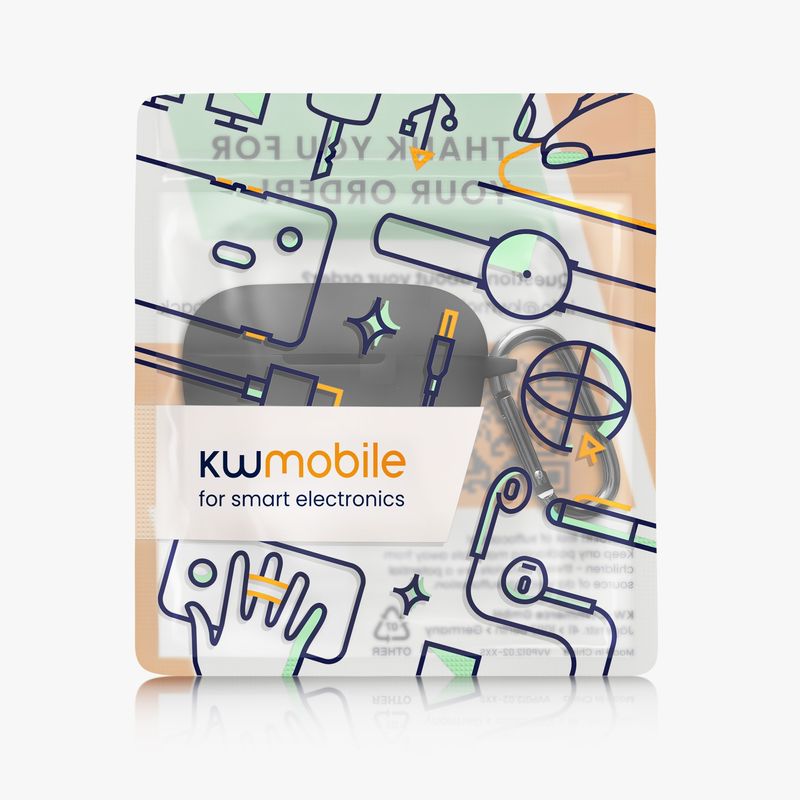 Laptop, Telefoane si Tablete - Wearables si gadgeturi - Wearables - Accesorii wearables - Husa casti Kwmobile pentru Bose QuietComfort Earbuds, protectie la zgarieturi, Silicon, negru - Infinity.ro