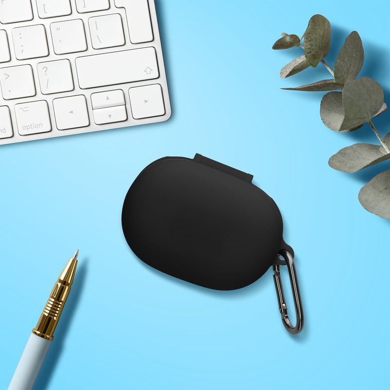 Laptop, Telefoane si Tablete - Wearables si gadgeturi - Wearables - Accesorii wearables - Husa casti Kwmobile pentru Bose QuietComfort Earbuds, protectie la zgarieturi, Silicon, negru - Infinity.ro