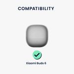 Laptop, Telefoane si Tablete - Wearables si gadgeturi - Wearables - Accesorii wearables - Husa casti Kwmobile pentru Xiaomi Buds 6, protectie la zgarieturi, Silicon, mov - Infinity.ro
