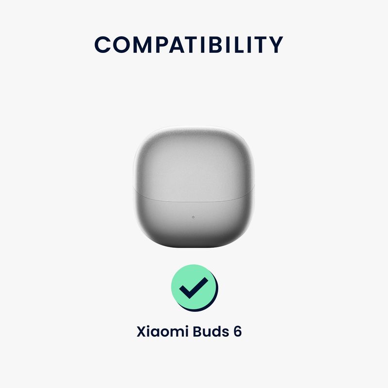 Laptop, Telefoane si Tablete - Wearables si gadgeturi - Wearables - Accesorii wearables - Husa casti Kwmobile pentru Xiaomi Buds 6, protectie la zgarieturi, Silicon, mov - Infinity.ro
