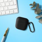 Laptop, Telefoane si Tablete - Wearables si gadgeturi - Wearables - Accesorii wearables - Husa casti Kwmobile pentru Sennheiser ACCENTUM Open, protectie la zgarieturi, Silicon, negru - Infinity.ro
