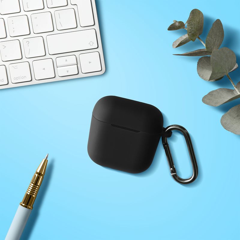 Laptop, Telefoane si Tablete - Wearables si gadgeturi - Wearables - Accesorii wearables - Husa casti Kwmobile pentru Sennheiser ACCENTUM Open, protectie la zgarieturi, Silicon, negru - Infinity.ro