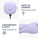 Laptop, Telefoane si Tablete - Wearables si gadgeturi - Wearables - Accesorii wearables - Husa casti Kwmobile pentru Xiaomi Buds 6, protectie la zgarieturi, Silicon, mov - Infinity.ro