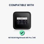 PC, gaming si accesorii - Retelistica - Cabluri si accesorii - Husa router Kwmobile pentru Netgear Nighthawk M6 Pro MR6550 / M6 MR6150, silicon, portocaliu - Infinity.ro