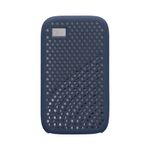 PC, gaming si accesorii - Periferice PC - Accesorii hard disk-uri externe - Husa SSD Kwmobile pentru WD My Passport SSD 500GB/1TB/2TB/4TB, silicon, albastru, protectie la zgarieturi - Infinity.ro