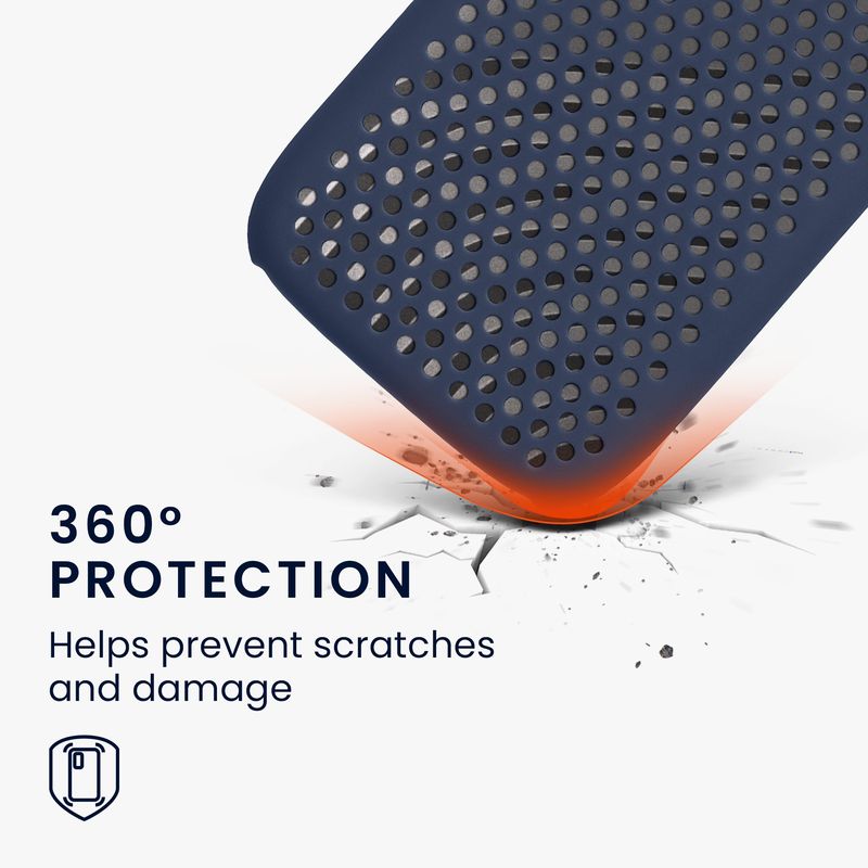 PC, gaming si accesorii - Periferice PC - Accesorii hard disk-uri externe - Husa SSD Kwmobile pentru WD My Passport SSD 500GB/1TB/2TB/4TB, silicon, albastru, protectie la zgarieturi - Infinity.ro