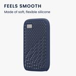 PC, gaming si accesorii - Periferice PC - Accesorii hard disk-uri externe - Husa SSD Kwmobile pentru WD My Passport SSD 500GB/1TB/2TB/4TB, silicon, albastru, protectie la zgarieturi - Infinity.ro