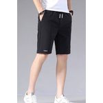 Fashion, accesorii si bijuterii - Barbati - Imbracaminte - Pantaloni barbati - Pantaloni Scurti pentru Baieti sau Barbati, tip Trei Sferturi, Negru, S, PriStyle® - Infinity.ro
