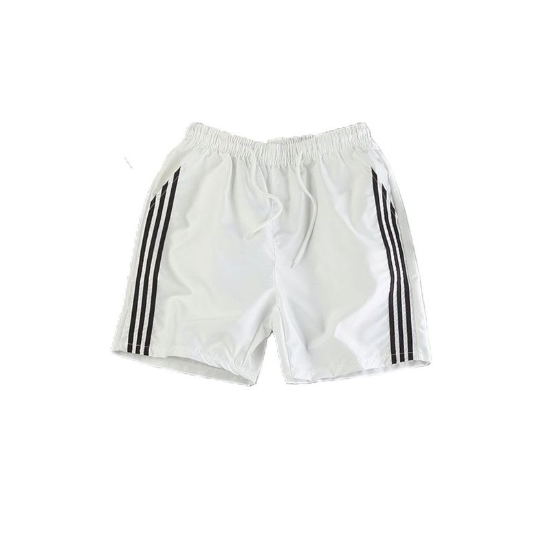 Fashion, accesorii si bijuterii - Barbati - Imbracaminte - Pantaloni barbati - Set Pantaloni Scurti si Tricou, Set cu Evaporare Rapida a Transpiratiei, Alb, M, PriStyle® - Infinity.ro