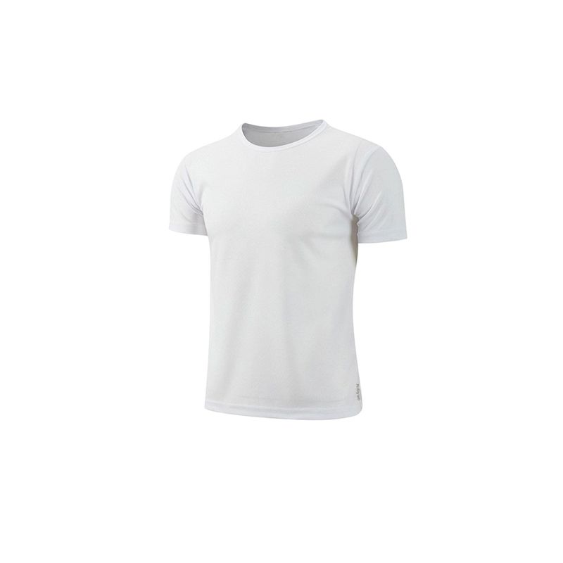 Fashion, accesorii si bijuterii - Barbati - Imbracaminte - Pantaloni barbati - Set Pantaloni Scurti si Tricou, Set cu Evaporare Rapida a Transpiratiei, Alb, M, PriStyle® - Infinity.ro