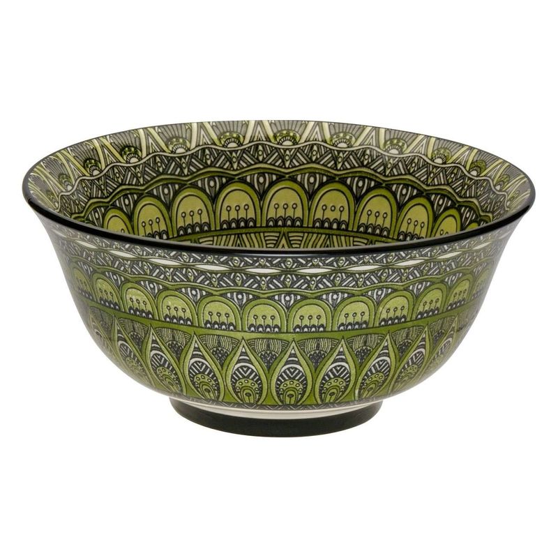 Casa si Gradina - Bucatarie si vesela - Vesela si tacamuri - Farfurii si boluri - Bol Ceramic cu Model Ornamental 500ml - Infinity.ro