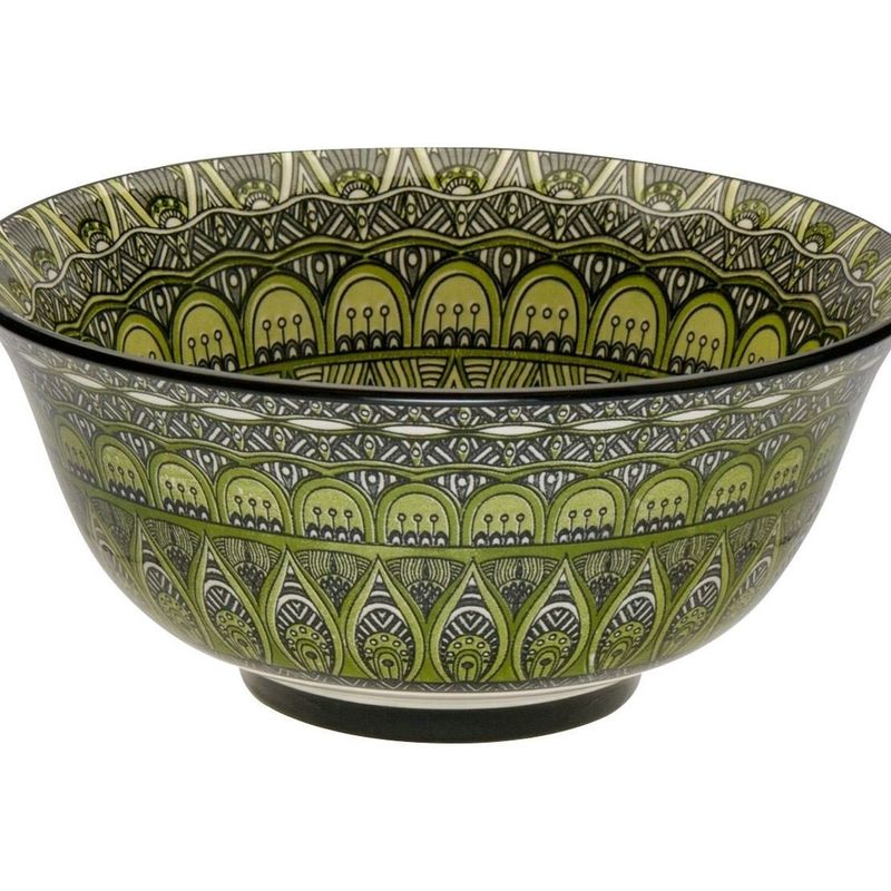 Casa si Gradina - Bucatarie si vesela - Vesela si tacamuri - Farfurii si boluri - Bol Ceramic cu Model Ornamental 500ml - Infinity.ro