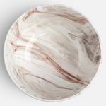 Casa si Gradina - Bucatarie si vesela - Vesela si tacamuri - Farfurii si boluri - Bol Ceramic cu Model Marmura Maro - Finisaj Lucios - Infinity.ro