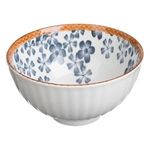 Casa si Gradina - Bucatarie si vesela - Vesela si tacamuri - Farfurii si boluri - Bol decorativ din portelan cu model floral, 250 ml, Alb - Infinity.ro