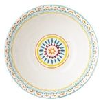 Casa si Gradina - Bucatarie si vesela - Vesela si tacamuri - Farfurii si boluri - Bol din Portelan cu Model Aztec Multicolor, 450 ml - Infinity.ro