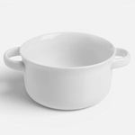 Casa si Gradina - Bucatarie si vesela - Vesela si tacamuri - Farfurii si boluri - Bol New Bone Alb 510ml cu Mânere - Infinity.ro