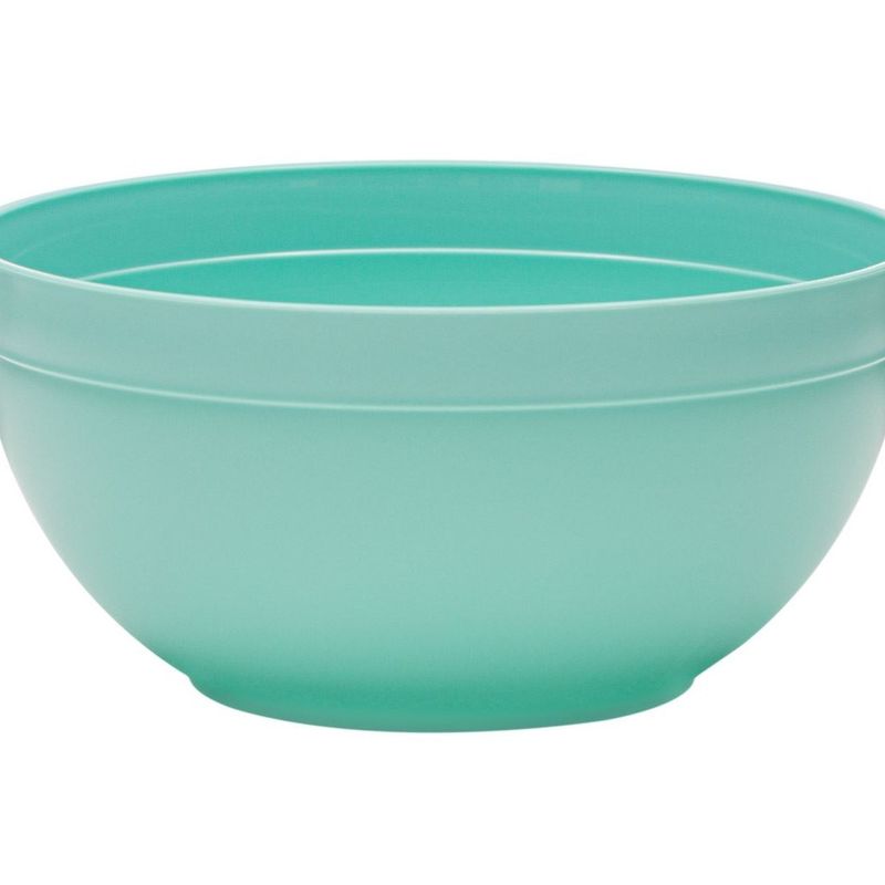 Casa si Gradina - Bucatarie si vesela - Vesela si tacamuri - Farfurii si boluri - Bol rotund din plastic, 2.5L, Verde - Infinity.ro