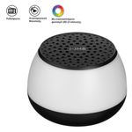 TV, Audio-Video si Foto - Portabile audio - Boxe portabile - Boxa Bluetooth portabila cu Radio FM si LED, 3W, Alb/Negru - Infinity.ro