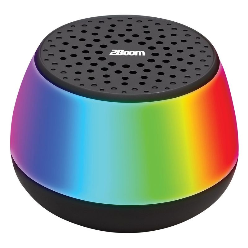 TV, Audio-Video si Foto - Portabile audio - Boxe portabile - Boxa Bluetooth portabila cu Radio FM si LED, 3W, Alb/Negru - Infinity.ro