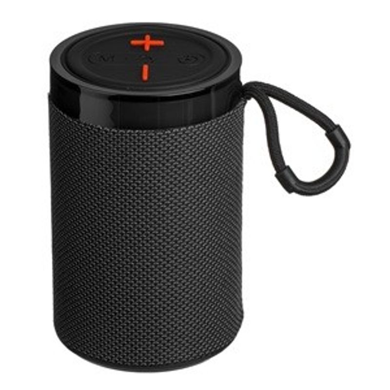 TV, Audio-Video si Foto - Portabile audio - Boxe portabile - Boxa portabila Bluetooth cu LED si Radio FM, 5W, Design cilindric, Negru - Infinity.ro