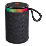 TV, Audio-Video si Foto - Portabile audio - Boxe portabile - Boxa portabila Bluetooth cu LED si Radio FM, 5W, Design cilindric, Negru - Infinity.ro