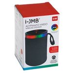 TV, Audio-Video si Foto - Portabile audio - Boxe portabile - Boxa portabila Bluetooth cu LED si Radio FM, 5W, Design cilindric, Negru - Infinity.ro