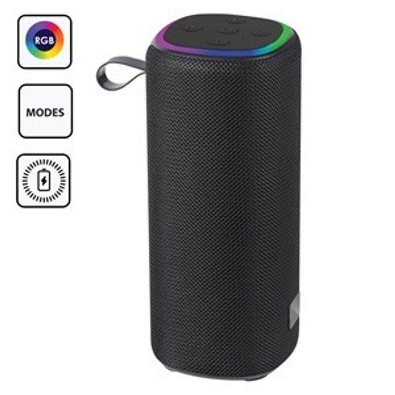 TV, Audio-Video si Foto - Portabile audio - Boxe portabile - Boxa portabila Bluetooth cu LED RGB si Radio FM, 10W, Negru - Infinity.ro