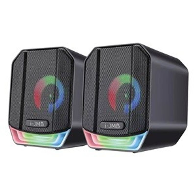 TV, Audio-Video si Foto - Portabile audio - Boxe portabile - Boxe Gaming 6W cu USB si LED RGB, Negru, 2 buc, Cablu 1.2m - Infinity.ro