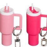 Fashion, accesorii si bijuterii - Copii - Accesorii copii - Alte accesorii copii - Breloc Cana Termos Metalic Roz sau Fucsia pentru Copii - Infinity.ro