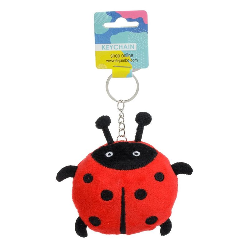 Fashion, accesorii si bijuterii - Copii - Accesorii copii - Alte accesorii copii - Breloc Buburuza Rosie din Plus pentru Copii, 12 cm - Infinity.ro