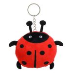 Fashion, accesorii si bijuterii - Copii - Accesorii copii - Alte accesorii copii - Breloc Buburuza Rosie din Plus pentru Copii, 12 cm - Infinity.ro