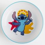 Jucarii, Copii si Bebe - Hrana si alaptare - Biberoane, suzete si accesorii hranire - Articole hranire bebelusi - Bol rotund din plastic cu model Lilo & Stitch, anti-alunecare, pentru microunde - Infinity.ro