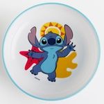 Jucarii, Copii si Bebe - Hrana si alaptare - Biberoane, suzete si accesorii hranire - Articole hranire bebelusi - Bol rotund din plastic cu model Lilo & Stitch, anti-alunecare, pentru microunde - Infinity.ro