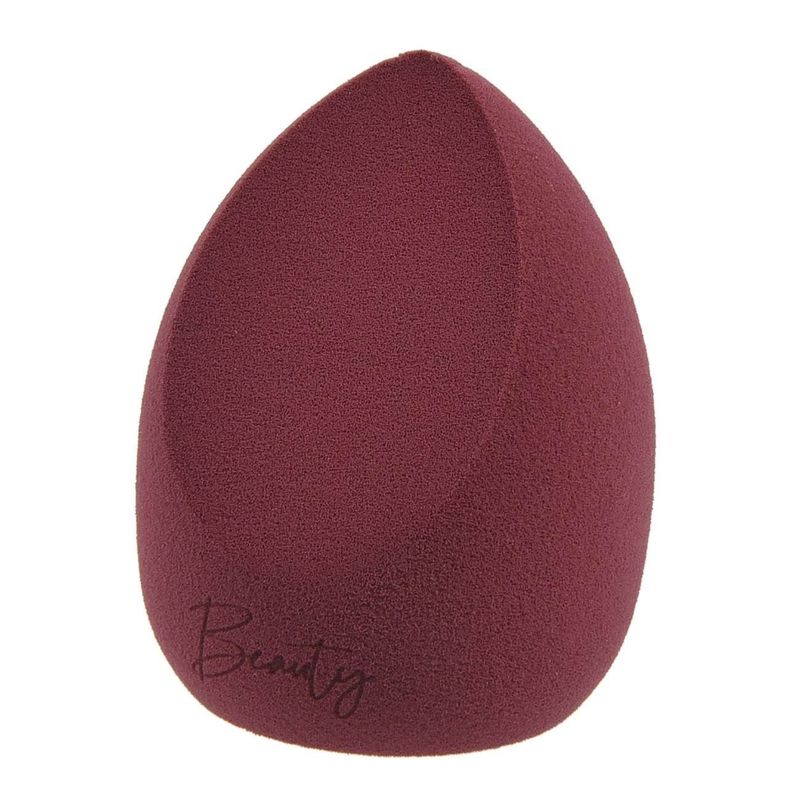 Ingrijire personala si Cosmetice - Machiaj - Aplicatoare si pensule machiaj - Burete de machiaj bordo 4x6cm pentru aplicare uniforma a produselor lichide - Infinity.ro