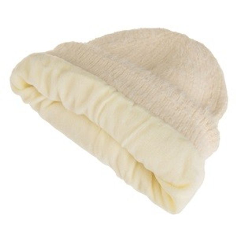 Fashion, accesorii si bijuterii - Femei - Accesorii femei - Caciuli si palarii femei - Caciula Bej cu Captuseala Fleece si Decor Metalic cu Strasuri - Infinity.ro
