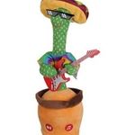 Fashion, accesorii si bijuterii - Femei - Accesorii femei - Caciuli si palarii femei - Cactus interactiv din plus cu chitara, 40 cm, verde - Infinity.ro