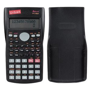 Calculator Științific cu Ecran cu 2 Linii, Negru, 224 Funcții, 8.5x2x16cm