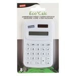 Carti si Birotica - Birotica - Aparatura de birou - Calculatoare de birou - Calculator de birou cu 8 cifre, panou solar, alb - Infinity.ro