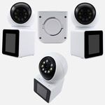 Casa si Gradina - Electrice - Smart Home - Camere de supraveghere - Camera de Supraveghere WiFi cu Apel Video pentru Interior, Rezolutie HD 1080p, Control PTZ, Alb - Infinity.ro