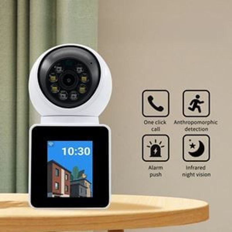 Casa si Gradina - Electrice - Smart Home - Camere de supraveghere - Camera de Supraveghere WiFi cu Apel Video pentru Interior, Rezolutie HD 1080p, Control PTZ, Alb - Infinity.ro